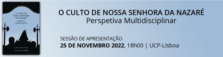 2022-11-25 - Evento CEHR - Apresentação da obra O culto de Nossa Senhora da Nazaré - banner